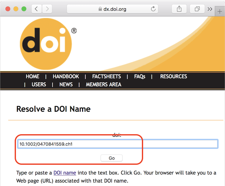 DOI Resolver - dx.doi.org