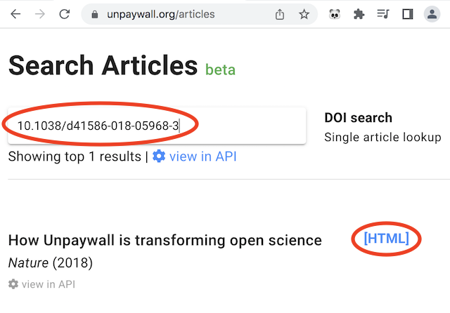 unpaywall.org - Open Access Papers