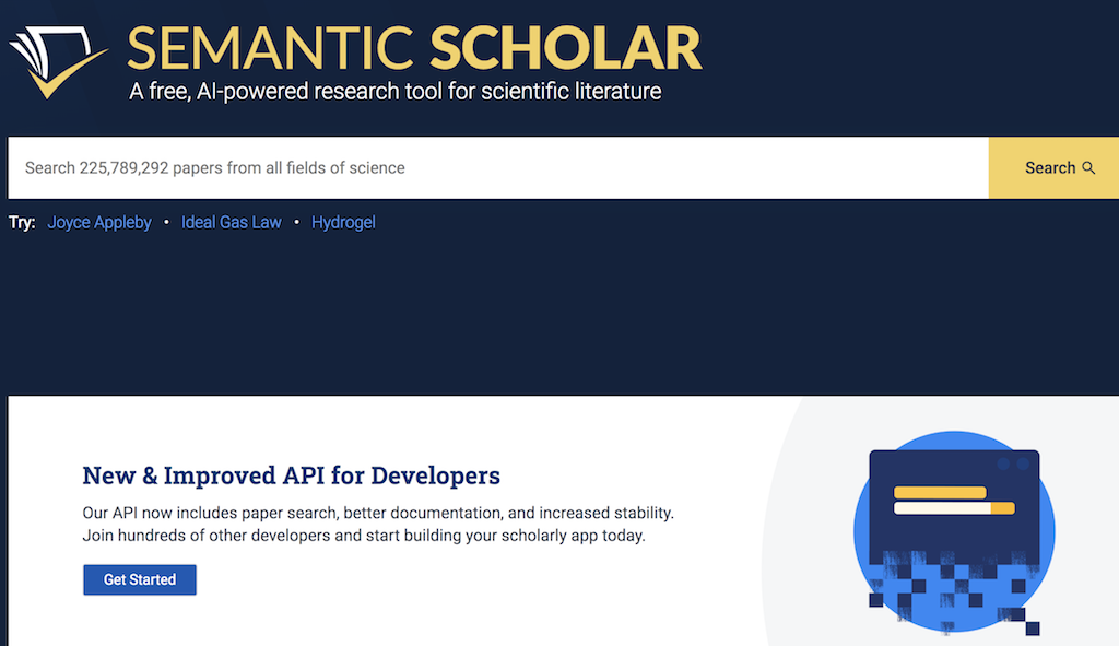 Semantic Scholar Web Portal